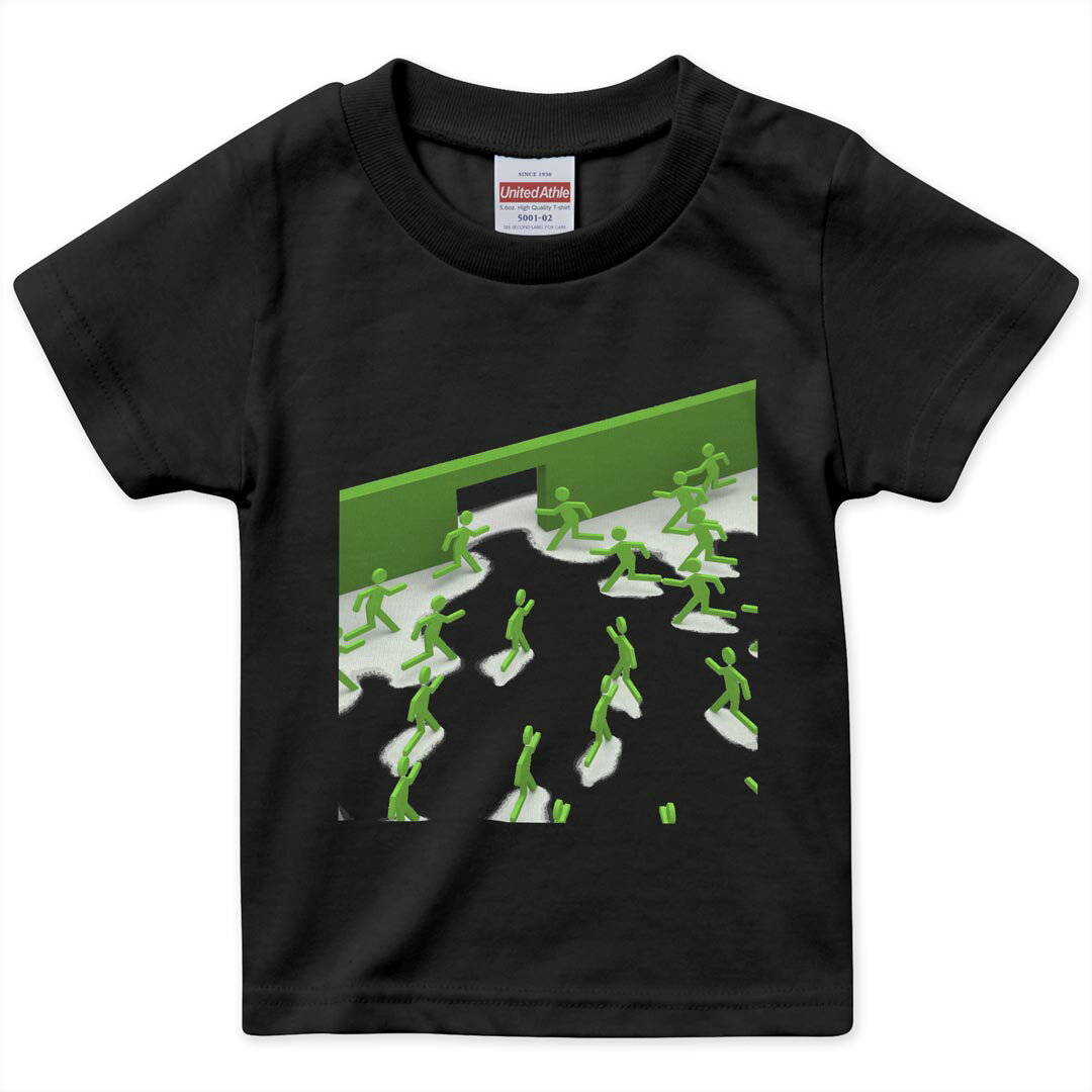 tシャツ キッズ 半袖 黒地 ブラック デザイン 90 100 110 120 130 140 150 Tシャツ ティーシャツ T shirt 上記で使用したデザインTシャツはこちら▼キッズ用Tシャツ　ブラック全デザインはこちらから▼ ▼キ...