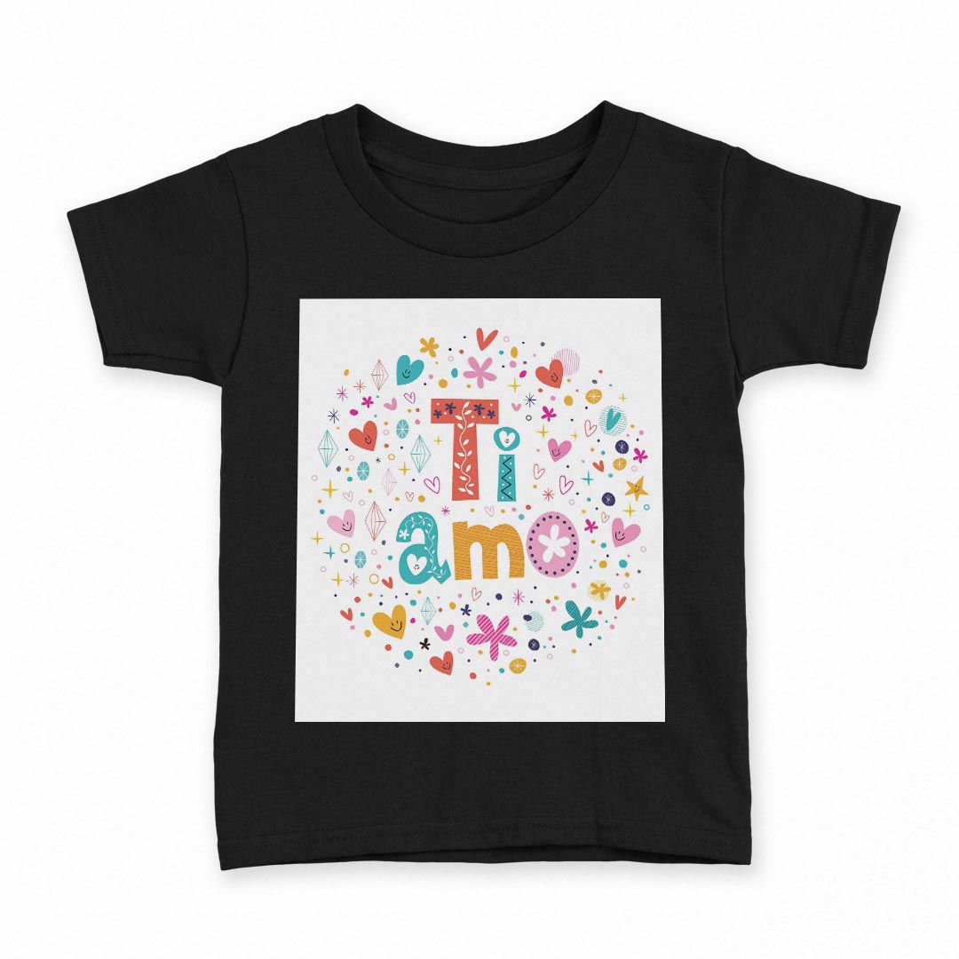 tシャツ キッズ 半袖 黒地 ブラック デザイン 90 100 110 120 130 140 150 160 Tシャツ ティーシャツ T..