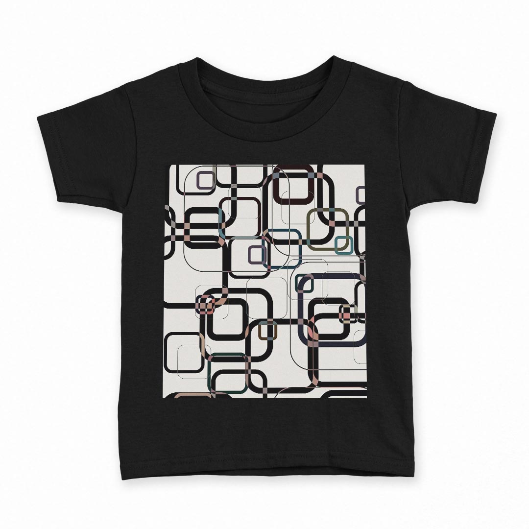 tシャツ キッズ 半袖 黒地 ブラック デザイン 90 100 110 120 130 140 150 160 Tシ...