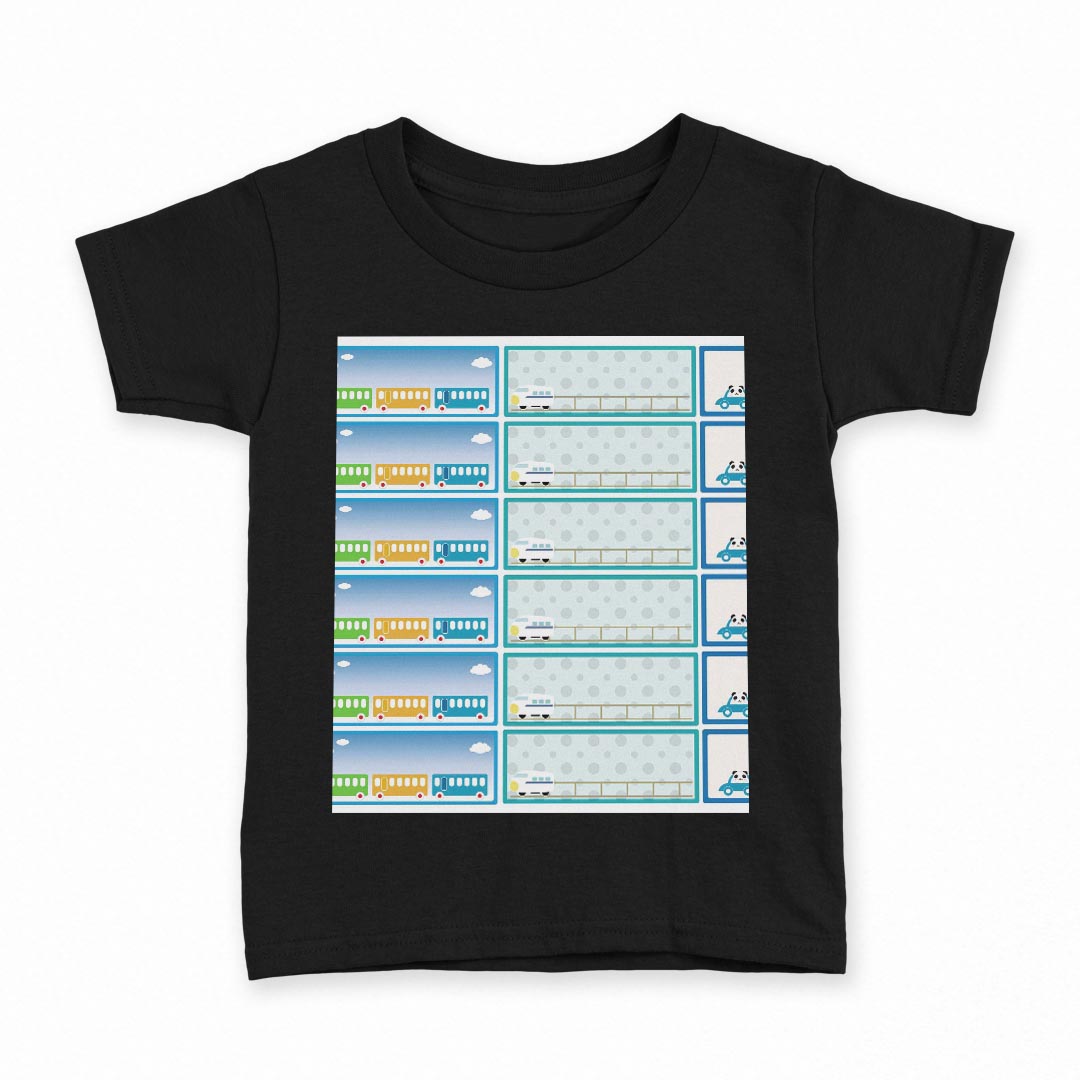 tシャツ キッズ 半袖 黒地 ブラック デザイン 90 100 110 120 130 140 150 Tシャツ ティーシャツ T shirt 上記で使用したデザインTシャツはこちら▼キッズ用Tシャツ　ブラック全デザインはこちらから▼ ▼キッズ用Tシャツ　グレー・ホワイト全デザインはこちらから▼商品特徴・15000デザインから選べる！デザインTシャツ！ ・洗濯も赤ちゃんにも安心なウェアプリント 　UltraChrome DGインクは洗濯に対しても色落ちが少なく、高い堅牢度が実証されています。 ・着心地や素材感にこだわった、上質なTシャツ。 ・1枚でも様になる万能型Tシャツ。 ・「よれない」「透けない」「長持ちする」という三大要素をすべて兼ね備えたTシャツです。 素材 ブラック：綿　100％ 注意事項画像はサンプルですので、Tシャツの大きさが若干異なる場合があります。ご覧の環境によっては多少色味に違いを感じる場合がございます。 イメージと違った、モニターと色味が異なるという理由での交換や返金はご対応出来かねます。 写真のカラーは可能な限り実際の商品に色味を近づけていますが、WEBの性質上ご使用のパソコンの設定や環境でカラーが若干異なります。 ご注文後に1点1点制作する受注生産品のため、不良品以外のご返品や交換は固くお断り致します。 選択間違いも保証対象外となりますため、ご注文の際は必ずサイズやカラーをご確認下さい。洗濯の際は、商品の色あせを避けるため手洗いをおすすめします。 つけ置き洗いは避けてください。 タンブラー乾燥はお控えください。発送について完全受注生産のハンドメイド商品となりますので、既製品と比べて発送までお時間を頂いています。 基本的に決済確認後、最大で10営業日での発送となります。繁忙期や休業日明けの場合はさらに時間がかかる場合があります。 その際には別途メールにてご連絡致します。メール便の場合、発送日から到着までに2〜4日ほどかかる場合が多く、紛失などの保障もご対応できかねます。あらかじめご了承下さい。