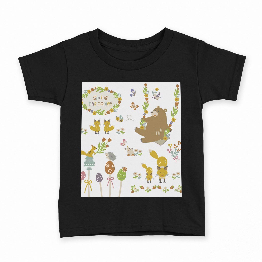 tシャツ キッズ 半袖 黒地 ブラック デザイン 90 100 110 120 130 140 150 Tシャツ ティーシャツ T shirt 上記で使用したデザインTシャツはこちら▼キッズ用Tシャツ　ブラック全デザインはこちらから▼ ▼キッズ用Tシャツ　グレー・ホワイト全デザインはこちらから▼商品特徴・15000デザインから選べる！デザインTシャツ！ ・洗濯も赤ちゃんにも安心なウェアプリント 　UltraChrome DGインクは洗濯に対しても色落ちが少なく、高い堅牢度が実証されています。 ・着心地や素材感にこだわった、上質なTシャツ。 ・1枚でも様になる万能型Tシャツ。 ・「よれない」「透けない」「長持ちする」という三大要素をすべて兼ね備えたTシャツです。 素材 ブラック：綿　100％ 注意事項画像はサンプルですので、Tシャツの大きさが若干異なる場合があります。ご覧の環境によっては多少色味に違いを感じる場合がございます。 イメージと違った、モニターと色味が異なるという理由での交換や返金はご対応出来かねます。 写真のカラーは可能な限り実際の商品に色味を近づけていますが、WEBの性質上ご使用のパソコンの設定や環境でカラーが若干異なります。 ご注文後に1点1点制作する受注生産品のため、不良品以外のご返品や交換は固くお断り致します。 選択間違いも保証対象外となりますため、ご注文の際は必ずサイズやカラーをご確認下さい。洗濯の際は、商品の色あせを避けるため手洗いをおすすめします。 つけ置き洗いは避けてください。 タンブラー乾燥はお控えください。発送について完全受注生産のハンドメイド商品となりますので、既製品と比べて発送までお時間を頂いています。 基本的に決済確認後、最大で10営業日での発送となります。繁忙期や休業日明けの場合はさらに時間がかかる場合があります。 その際には別途メールにてご連絡致します。メール便の場合、発送日から到着までに2〜4日ほどかかる場合が多く、紛失などの保障もご対応できかねます。あらかじめご了承下さい。