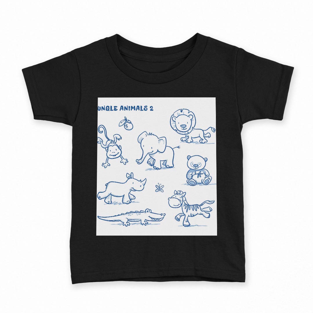 tシャツ キッズ 半袖 黒地 ブラック デザイン 90 100 110 120 130 140 150 Tシャツ ティーシャツ T shirt 上記で使用したデザインTシャツはこちら▼キッズ用Tシャツ　ブラック全デザインはこちらから▼ ▼キッズ用Tシャツ　グレー・ホワイト全デザインはこちらから▼商品特徴・15000デザインから選べる！デザインTシャツ！ ・洗濯も赤ちゃんにも安心なウェアプリント 　UltraChrome DGインクは洗濯に対しても色落ちが少なく、高い堅牢度が実証されています。 ・着心地や素材感にこだわった、上質なTシャツ。 ・1枚でも様になる万能型Tシャツ。 ・「よれない」「透けない」「長持ちする」という三大要素をすべて兼ね備えたTシャツです。 素材 ブラック：綿　100％ 注意事項画像はサンプルですので、Tシャツの大きさが若干異なる場合があります。ご覧の環境によっては多少色味に違いを感じる場合がございます。 イメージと違った、モニターと色味が異なるという理由での交換や返金はご対応出来かねます。 写真のカラーは可能な限り実際の商品に色味を近づけていますが、WEBの性質上ご使用のパソコンの設定や環境でカラーが若干異なります。 ご注文後に1点1点制作する受注生産品のため、不良品以外のご返品や交換は固くお断り致します。 選択間違いも保証対象外となりますため、ご注文の際は必ずサイズやカラーをご確認下さい。洗濯の際は、商品の色あせを避けるため手洗いをおすすめします。 つけ置き洗いは避けてください。 タンブラー乾燥はお控えください。発送について完全受注生産のハンドメイド商品となりますので、既製品と比べて発送までお時間を頂いています。 基本的に決済確認後、最大で10営業日での発送となります。繁忙期や休業日明けの場合はさらに時間がかかる場合があります。 その際には別途メールにてご連絡致します。メール便の場合、発送日から到着までに2〜4日ほどかかる場合が多く、紛失などの保障もご対応できかねます。あらかじめご了承下さい。