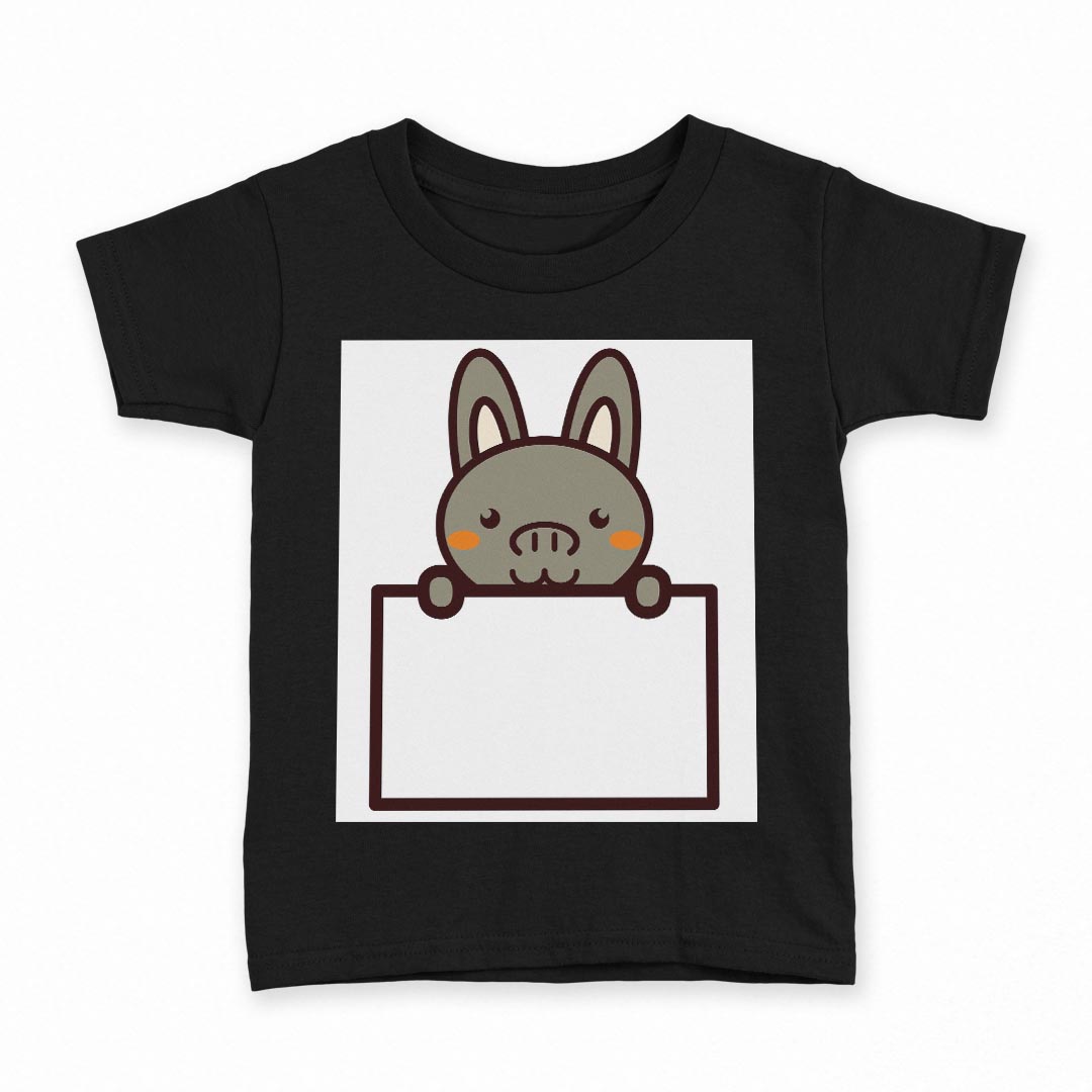 tシャツ キッズ 半袖 黒地 ブラック デザイン 90 100 110 120 130 140 150 160 Tシャツ ティーシャツ T shirt 009831 動物　　イラスト