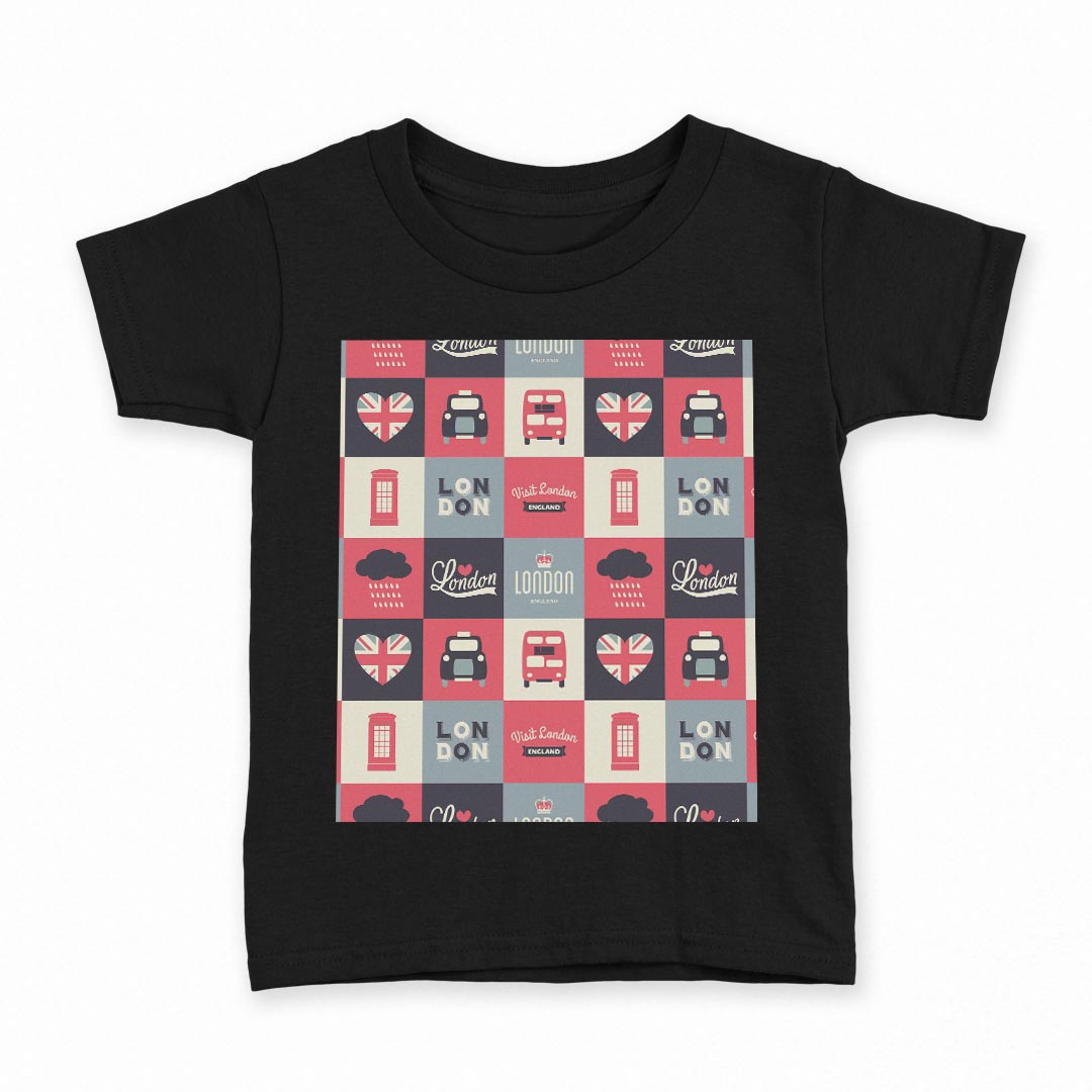 tシャツ キッズ 半袖 黒地 ブラック デザイン 90 100 110 120 130 140 150 Tシャツ ティーシャツ T shirt 上記で使用したデザインTシャツはこちら▼キッズ用Tシャツ　ブラック全デザインはこちらから▼ ▼キッズ用Tシャツ　グレー・ホワイト全デザインはこちらから▼商品特徴・15000デザインから選べる！デザインTシャツ！ ・洗濯も赤ちゃんにも安心なウェアプリント 　UltraChrome DGインクは洗濯に対しても色落ちが少なく、高い堅牢度が実証されています。 ・着心地や素材感にこだわった、上質なTシャツ。 ・1枚でも様になる万能型Tシャツ。 ・「よれない」「透けない」「長持ちする」という三大要素をすべて兼ね備えたTシャツです。 素材 ブラック：綿　100％ 注意事項画像はサンプルですので、Tシャツの大きさが若干異なる場合があります。ご覧の環境によっては多少色味に違いを感じる場合がございます。 イメージと違った、モニターと色味が異なるという理由での交換や返金はご対応出来かねます。 写真のカラーは可能な限り実際の商品に色味を近づけていますが、WEBの性質上ご使用のパソコンの設定や環境でカラーが若干異なります。 ご注文後に1点1点制作する受注生産品のため、不良品以外のご返品や交換は固くお断り致します。 選択間違いも保証対象外となりますため、ご注文の際は必ずサイズやカラーをご確認下さい。洗濯の際は、商品の色あせを避けるため手洗いをおすすめします。 つけ置き洗いは避けてください。 タンブラー乾燥はお控えください。発送について完全受注生産のハンドメイド商品となりますので、既製品と比べて発送までお時間を頂いています。 基本的に決済確認後、最大で10営業日での発送となります。繁忙期や休業日明けの場合はさらに時間がかかる場合があります。 その際には別途メールにてご連絡致します。メール便の場合、発送日から到着までに2〜4日ほどかかる場合が多く、紛失などの保障もご対応できかねます。あらかじめご了承下さい。