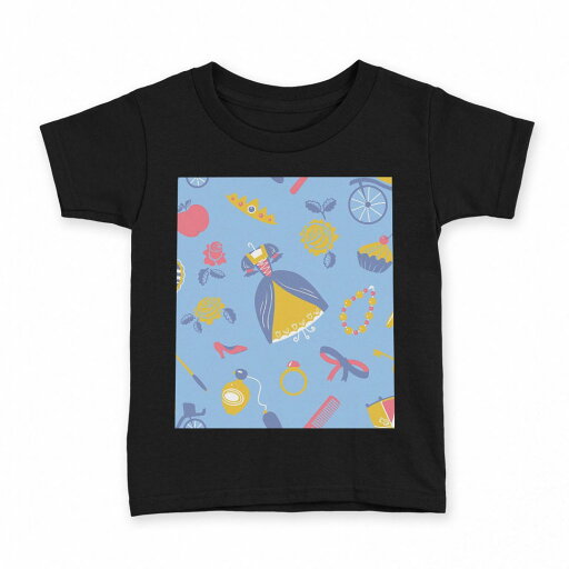 tシャツ キッズ 半袖 黒地 ブラック デザイン 90 100 110 120 130 140 150 160 Tシャツ ティーシャツ T shirt 011274 ドレス 王冠 宝石 tシャツ キッズ 半袖 黒地 ブラック デザイン 90 100 110 120 130 140 150 160 Tシャツ ティーシャツ T shirt 011274 ドレス 王冠 宝石