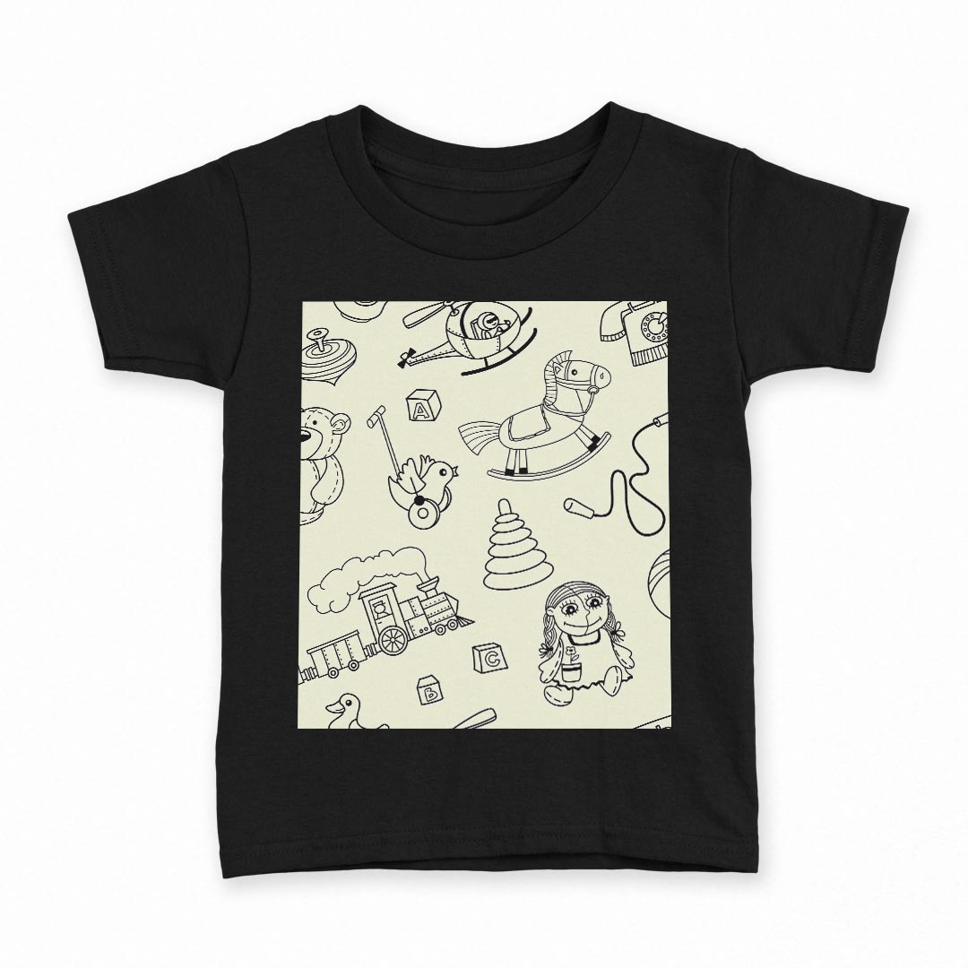 tシャツ キッズ 半袖 黒地 ブラック デザイン 90 100 110 120 130 140 150 160 Tシャツ ティーシャツ T..