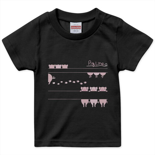 tシャツ キッズ 半袖 黒地 ブラック デザイン 90 100 110 120 130 140 150 160 Tシャツ ティーシャツ T shirt 011430 動物 ぶた アニマル tシャツ キッズ 半袖 黒地 ブラック デザイン 90 100 110 120 130 140 150 160 Tシャツ ティーシャツ T shirt 011430 動物 ぶた アニマル