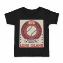 tシャツ キッズ 半袖 黒地 ブラック デザイン 90 100 110 120 130 140 150 160 Tシャツ ティーシャツ T shirt 012257 野球 ボール 英語