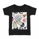 tシャツ キッズ 半袖 黒地 ブラック デザイン 90 100 110 120 130 140 150 160 Tシャツ ティーシャツ T shirt 0126...