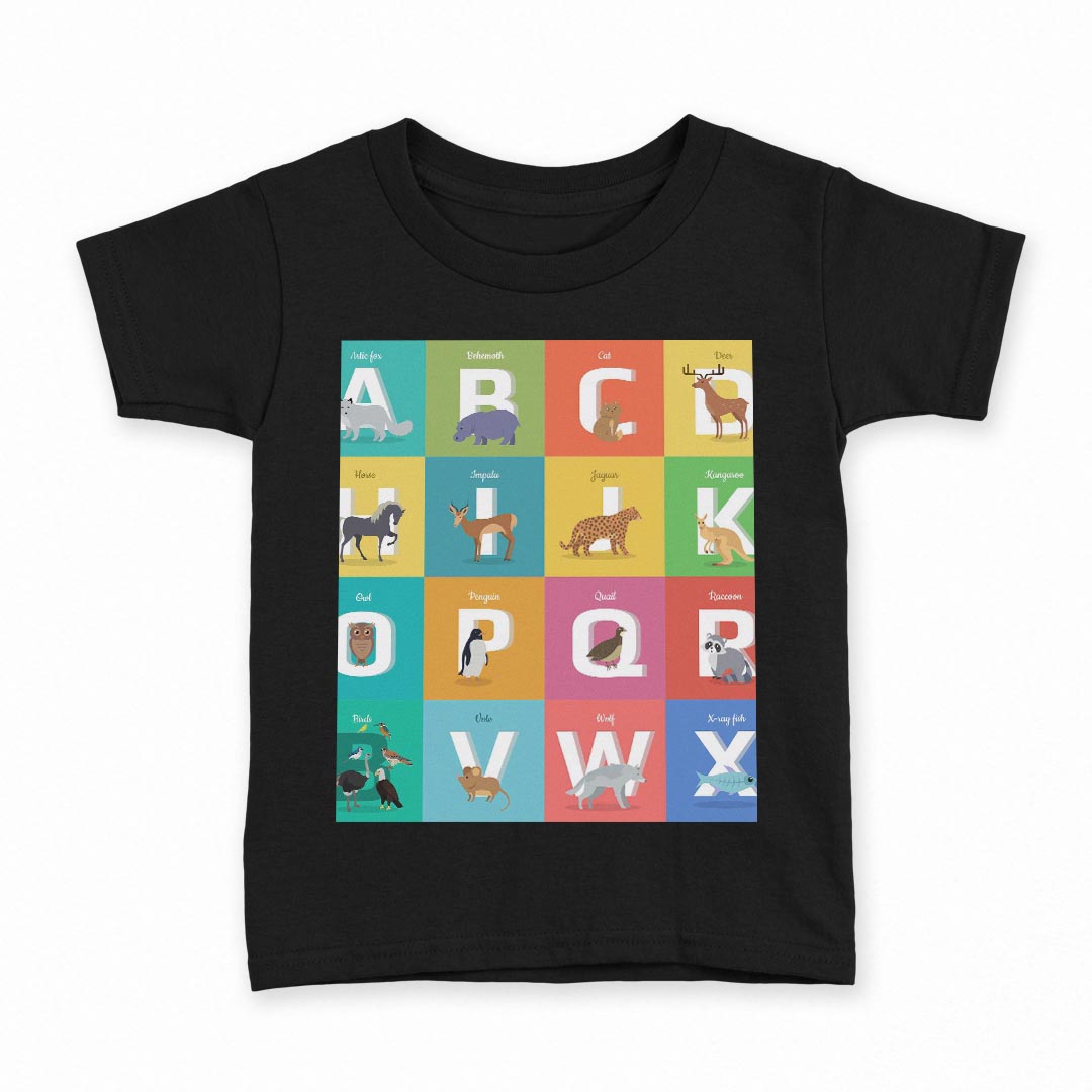 tシャツ キッズ 半袖 黒地 ブラック デザイン 90 100 110 120 130 140 150 160 Tシ...