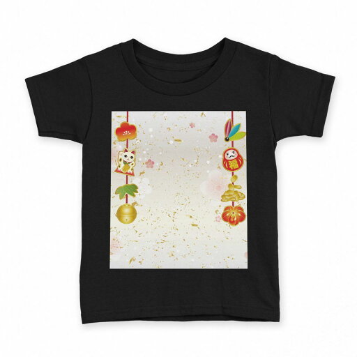 tシャツ キッズ 半袖 黒地 ブラック デザイン 90 100 110 120 130 140 150 160 Tシャツ ティーシャツ T shirt 013579 お正月 梅 金箔 tシャツ キッズ 半袖 黒地 ブラック デザイン 90 100 110 120 130 140 150 160 Tシャツ ティーシャツ T shirt 013579 お正月 梅 金箔