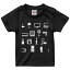 tシャツ キッズ 半袖 黒地 ブラック デザイン 90 100 110 120 130 140 150 160 Tシャツ ティーシャツ T..