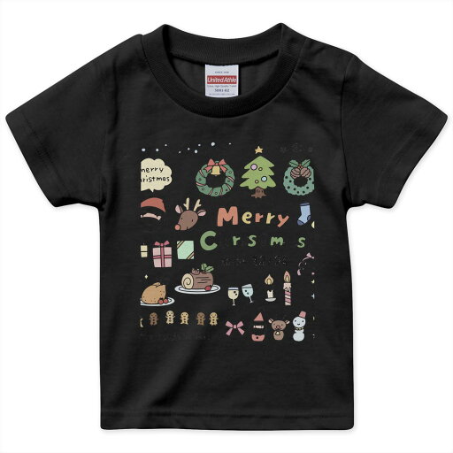tシャツ キッズ 半袖 黒地 ブラック デザイン 90 100 110 120 130 140 150 160 Tシャツ ティーシャツ T shirt 013927 クリスマス サンタ トナカイ tシャツ キッズ 半袖 黒地 ブラック デザイン 90 100 110 120 130 140 150 160 Tシャツ ティーシャツ T shirt 013927 クリスマス サンタ トナカイ