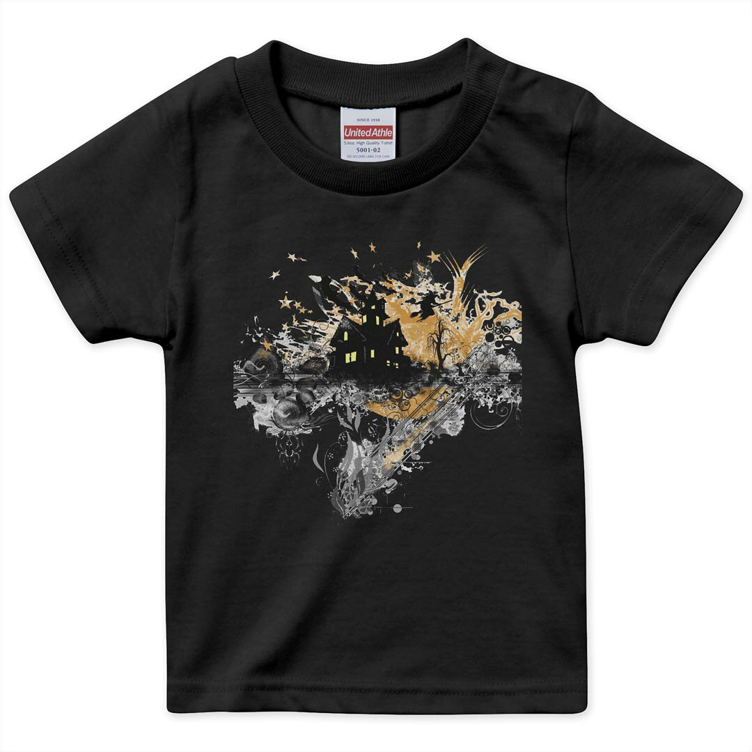 tシャツ キッズ 半袖 黒地 ブラック デザイン 90 100 110 120 130 140 150 Tシャツ ティーシャツ T shirt 上記で使用したデザインTシャツはこちら▼キッズ用Tシャツ　ブラック全デザインはこちらから▼ ▼キッズ用Tシャツ　グレー・ホワイト全デザインはこちらから▼商品特徴・15000デザインから選べる！デザインTシャツ！ ・洗濯も赤ちゃんにも安心なウェアプリント 　UltraChrome DGインクは洗濯に対しても色落ちが少なく、高い堅牢度が実証されています。 ・着心地や素材感にこだわった、上質なTシャツ。 ・1枚でも様になる万能型Tシャツ。 ・「よれない」「透けない」「長持ちする」という三大要素をすべて兼ね備えたTシャツです。 素材 ブラック：綿　100％ 注意事項画像はサンプルですので、Tシャツの大きさが若干異なる場合があります。ご覧の環境によっては多少色味に違いを感じる場合がございます。 イメージと違った、モニターと色味が異なるという理由での交換や返金はご対応出来かねます。 写真のカラーは可能な限り実際の商品に色味を近づけていますが、WEBの性質上ご使用のパソコンの設定や環境でカラーが若干異なります。 ご注文後に1点1点制作する受注生産品のため、不良品以外のご返品や交換は固くお断り致します。 選択間違いも保証対象外となりますため、ご注文の際は必ずサイズやカラーをご確認下さい。洗濯の際は、商品の色あせを避けるため手洗いをおすすめします。 つけ置き洗いは避けてください。 タンブラー乾燥はお控えください。発送について完全受注生産のハンドメイド商品となりますので、既製品と比べて発送までお時間を頂いています。 基本的に決済確認後、最大で10営業日での発送となります。繁忙期や休業日明けの場合はさらに時間がかかる場合があります。 その際には別途メールにてご連絡致します。メール便の場合、発送日から到着までに2〜4日ほどかかる場合が多く、紛失などの保障もご対応できかねます。あらかじめご了承下さい。