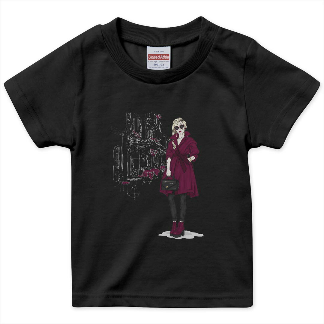 tシャツ キッズ 半袖 黒地 ブラック デザイン 90 100 110 120 130 140 150 Tシャツ ティーシャツ T shirt 上記で使用したデザインTシャツはこちら▼キッズ用Tシャツ　ブラック全デザインはこちらから▼ ▼キッズ用Tシャツ　グレー・ホワイト全デザインはこちらから▼商品特徴・15000デザインから選べる！デザインTシャツ！ ・洗濯も赤ちゃんにも安心なウェアプリント 　UltraChrome DGインクは洗濯に対しても色落ちが少なく、高い堅牢度が実証されています。 ・着心地や素材感にこだわった、上質なTシャツ。 ・1枚でも様になる万能型Tシャツ。 ・「よれない」「透けない」「長持ちする」という三大要素をすべて兼ね備えたTシャツです。 素材 ブラック：綿　100％ 注意事項画像はサンプルですので、Tシャツの大きさが若干異なる場合があります。ご覧の環境によっては多少色味に違いを感じる場合がございます。 イメージと違った、モニターと色味が異なるという理由での交換や返金はご対応出来かねます。 写真のカラーは可能な限り実際の商品に色味を近づけていますが、WEBの性質上ご使用のパソコンの設定や環境でカラーが若干異なります。 ご注文後に1点1点制作する受注生産品のため、不良品以外のご返品や交換は固くお断り致します。 選択間違いも保証対象外となりますため、ご注文の際は必ずサイズやカラーをご確認下さい。洗濯の際は、商品の色あせを避けるため手洗いをおすすめします。 つけ置き洗いは避けてください。 タンブラー乾燥はお控えください。発送について完全受注生産のハンドメイド商品となりますので、既製品と比べて発送までお時間を頂いています。 基本的に決済確認後、最大で10営業日での発送となります。繁忙期や休業日明けの場合はさらに時間がかかる場合があります。 その際には別途メールにてご連絡致します。メール便の場合、発送日から到着までに2〜4日ほどかかる場合が多く、紛失などの保障もご対応できかねます。あらかじめご了承下さい。