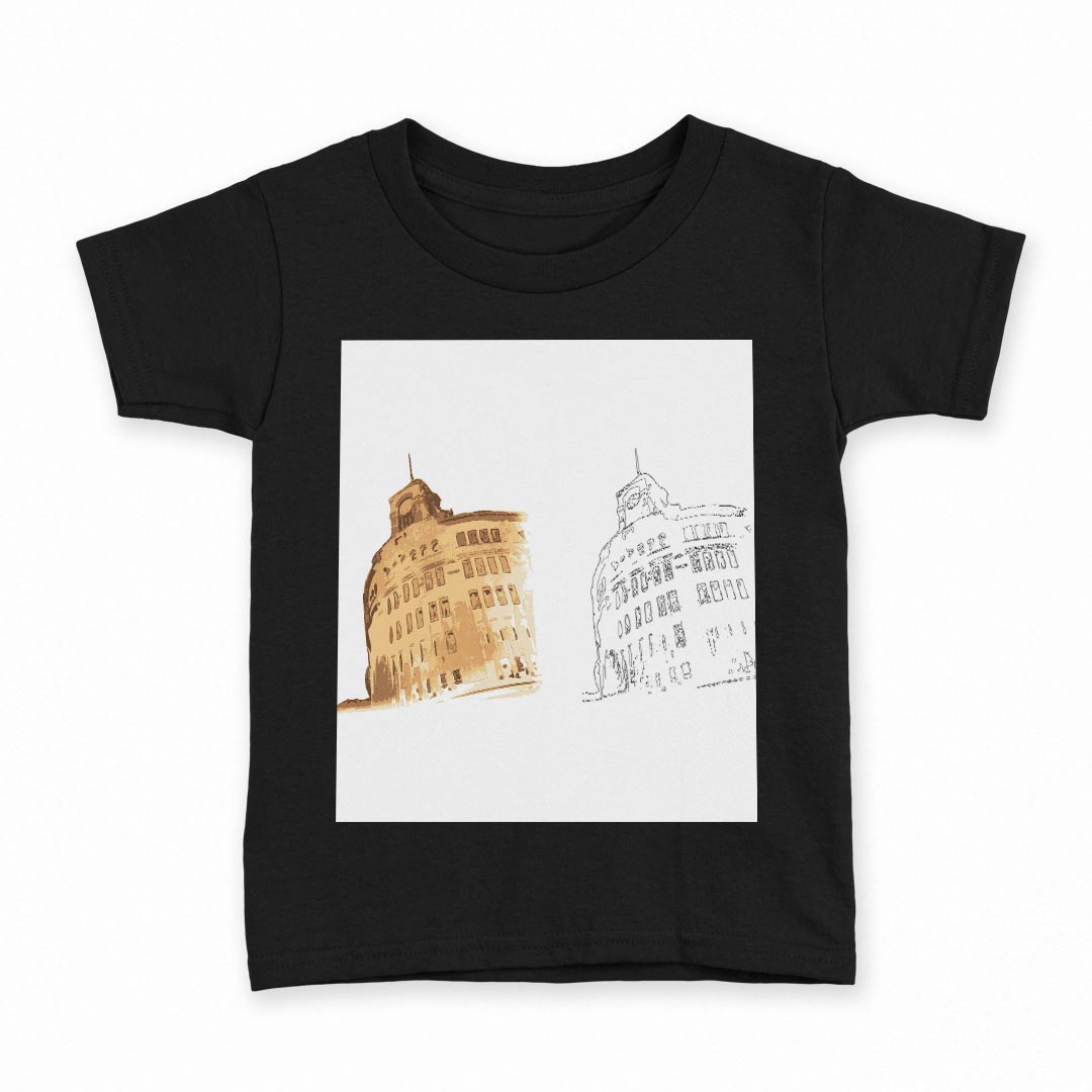 tシャツ キッズ 半袖 黒地 ブラック デザイン 90 100 110 120 130 140 150 Tシャツ...