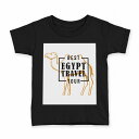 tシャツ キッズ 半袖 黒地 ブラック デザイン 90 100 110 120 130 140 150 160 Tシャツ ティーシャツ T shirt 017728 EGYPT おしゃれ ラクダ EGYPT おしゃれ(4)