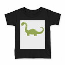 tシャツ キッズ 半袖 黒地 ブラック デザイン 90 100 110 120 130 140 150 Tシャツ ティーシャツ T shirt 017743 Dinosaurs　恐竜 Dinosaurs　恐竜