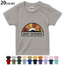 選べる20カラー tシャツ キッズ 半袖 カラー デザイン 90 100 110 120 130 140 150 160 Tシャツ ティーシャツ T shirt 032283 ワッペン アウトドアステッカー(4)