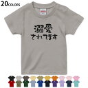 選べる20カラー tシャツ キッズ 半袖 カラー デザイン 90 100 110 120 130 140 150 160 Tシャツ ティーシャツ T shirt 032703 溺愛されてます