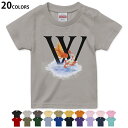 選べる20カラー tシャツ キッズ 半袖 カラー デザイン 90 100 110 120 130 140 150 160 Tシャツ ティーシャツ T shirt 032628 文字 ブラック(4)