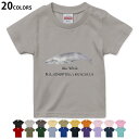 選べる20カラー tシャツ キッズ 半袖 カラー デザイン 90 100 110 120 130 140 150 160 Tシャツ ティーシャツ T shirt 019741 デザイン 海の生物 シロナガスクジラ blue whale(4)