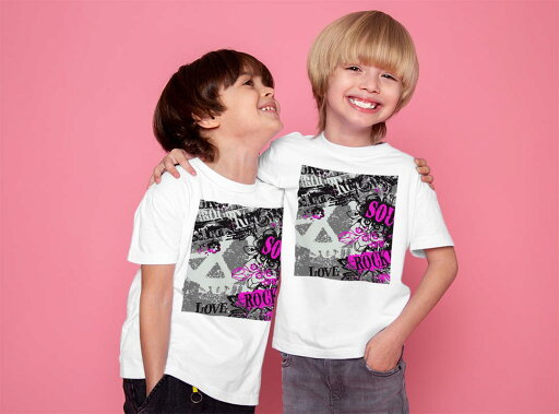 ドライTシャツ 吸水 速乾 DRY 選べる18カラー 4サイズ キッズ 半袖 デザインドライTシャツ スポーツ ゆったり デザイン 120サイズ 130サイズ 140サイズ 150サイズ 160サイズ 001092 ROCK 王冠