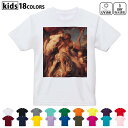 ドライTシャツ 吸水 速乾 DRY 選べる18カラー 4サイズ キッズ 半袖 デザインドライTシャツ スポーツ ゆったり デザイン 120サイズ 130サイズ 140サイズ 150サイズ 160サイズ 003235 人物 絵画 イラスト|詳細画像