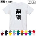 ドライTシャツ 吸水 速乾 DRY 選べる18カラー 4サイズ キッズ 半袖 デザインドライTシャツ スポーツ ゆったり デザイン 120サイズ 130サイズ 140サイズ 150サイズ 160サイズ 021168 苗字 名前 栗原