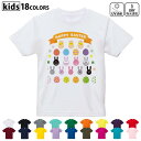 ドライTシャツ 吸水 速乾 DRY 選べる18カラー 4サイズ キッズ 半袖 デザインドライTシャツ スポーツ ゆったり デザイン 120サイズ 130サイズ 140サイズ 150サイズ 160サイズ 015316 イースター たまご うさぎ ケーキ パステル