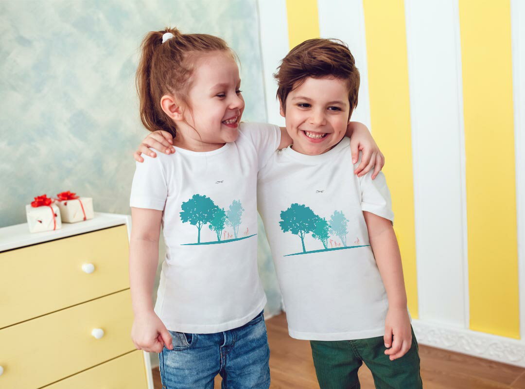 キッズ ドライTシャツ ホワイト 半袖 4.1オンス トレーニング スポーツ ジム 運動会 ドライアスレチック UVカット 紫外線遮蔽 吸水速乾 120 130 140 150 160 013623 木　人　飛行機