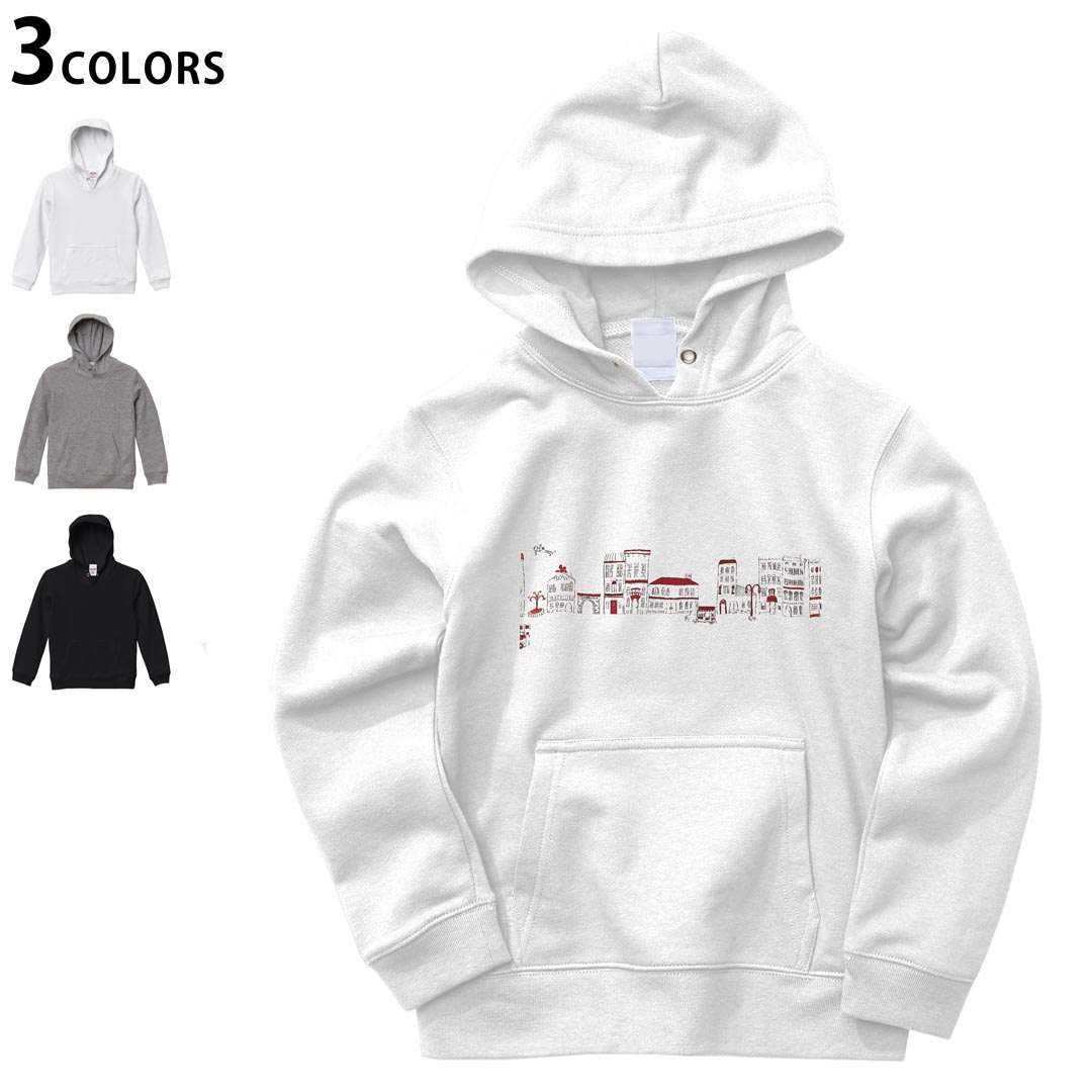 選べる3カラー パーカー スウェット キッズ 男女兼用 男の子 女の子 ユニセックス unisex 長袖 デザイ..