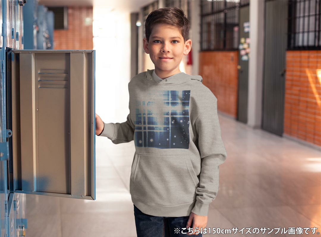 パーカー キッズ ホワイト グレー ブラック デザイン 110 130 150 parker hooded sweatshirt フーディ 白　黒　灰色 子供 男の子 女の子 002274 蛍光　青