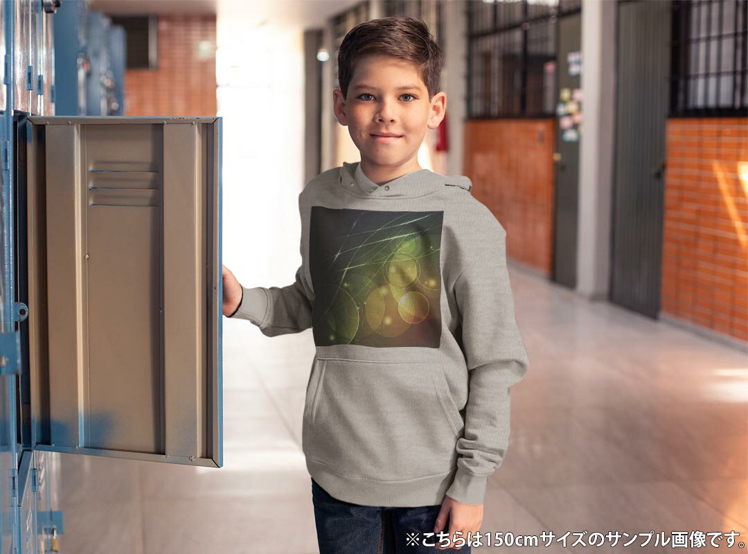 パーカー キッズ ホワイト グレー ブラック デザイン 110 130 150 parker hooded sweatshirt フーディ 白　黒　灰色 子供 男の子 女の子 002276 模様　カラフル