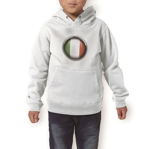 パーカー キッズ ホワイト グレー ブラック デザイン 110 130 150 parker hooded sweatshirt フーディ 白 黒 灰色 子供 男の子 女の子 000265 イタリア 国旗 マーク パーカー キッズ ホワイト グレー ブラック デザイン 110 130 150 parker hooded sweatshirt フーディ 白 黒 灰色 子供 男の子 女の子 000265 イタリア 国旗 マーク