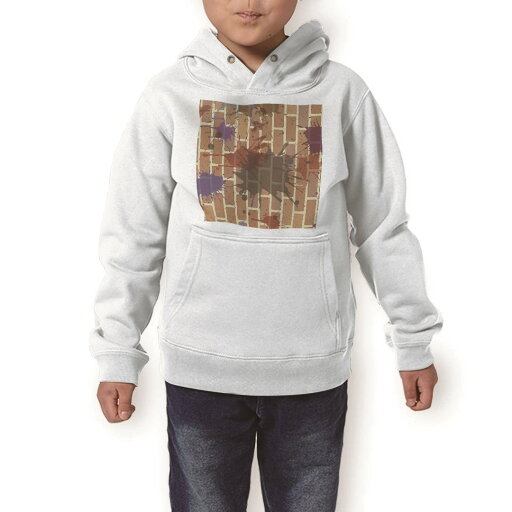 パーカー キッズ ホワイト グレー ブラック デザイン 110 130 150 parker hooded sweatshirt フーディ 白 黒 灰色 子供 男の子 女の子 000367 レンガ ペイント パーカー キッズ ホワイト グレー ブラック デザイン 110 130 150 parker hooded sweatshirt フーディ 白 黒 灰色 子供 男の子 女の子 000367 レンガ ペイント