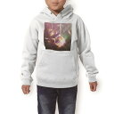 パーカー キッズ ホワイト グレー ブラック デザイン 110 130 150 parker hooded sweatshirt フーディ 白　黒　灰色 子供 男の子 女の子 000436 電気　電球