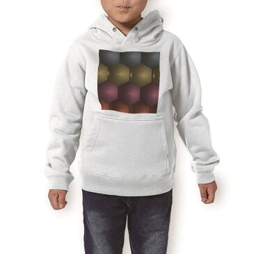 パーカー キッズ ホワイト グレー ブラック デザイン 110 130 150 parker hooded sweatshirt フーディ 白　黒　灰色 子供 男の子 女の子 000502 タイル　カラフル