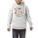 パーカー キッズ ホワイト グレー ブラック デザイン 110 130 150 parker hooded sweatshirt フーディ 白　黒　灰色 子供 男の子 女の子 000541 ハート　カラフル