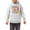 パーカー キッズ ホワイト グレー ブラック デザイン 110 130 150 parker hooded sweatshirt フーディ 白　黒　灰色 子供 男の子 女の子 000702 花　ストライプ