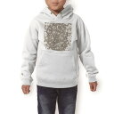 パーカー キッズ ホワイト グレー ブラック デザイン 110 130 150 parker hooded sweatshirt フーディ 白 黒 灰色 子供 男の子 女の子 000993 桜 モノクロ