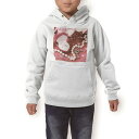 パーカー キッズ ホワイト グレー ブラック デザイン 110 130 150 parker hooded sweatshirt フーディ 白　黒　灰色 子供 男の子 女の..