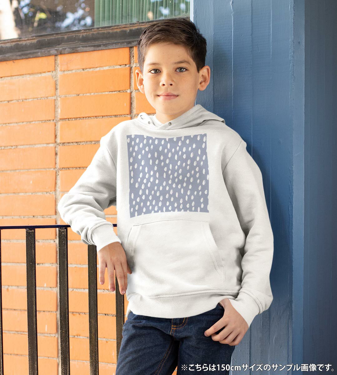パーカー キッズ ホワイト グレー ブラック デザイン 110 130 150 parker hooded sweatshirt フーディ 白　黒　灰色 子供 男の子 女の子 050413