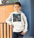 パーカー キッズ ホワイト グレー ブラック デザイン 110 130 150 parker hooded sweatshirt フーディ 白　黒　灰色 子供 男の子 女の子 007225 鳳凰　人物 2