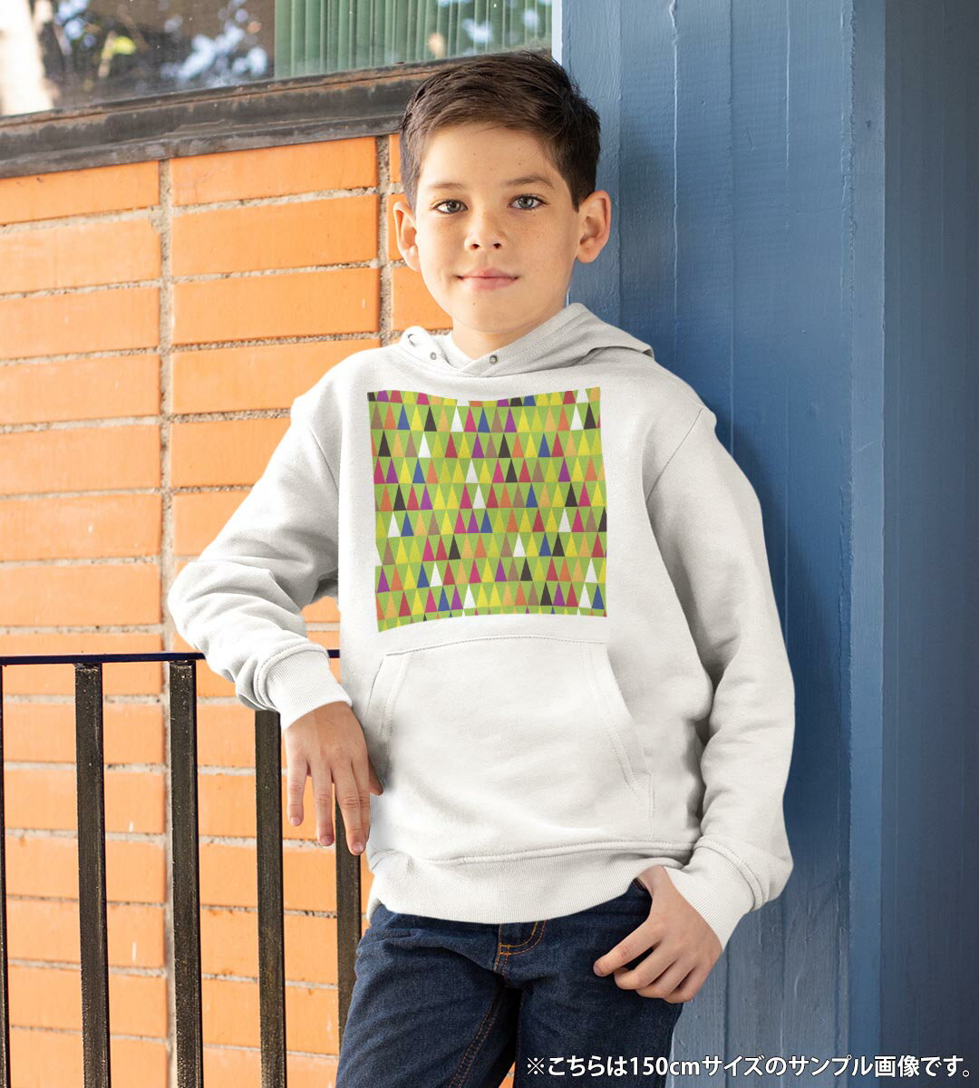 パーカー キッズ ホワイト グレー ブラック デザイン 110 130 150 parker hooded sweatshirt フーディ 白　黒　灰色 子供 男の子 女の子 014698 模様　ユニーク　カラフル