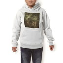 パーカー キッズ ホワイト グレー ブラック デザイン 110 130 150 parker hooded sweatshirt フーディ 白　黒　灰色 子供 男の子 女の子 002282 模様　シンプル