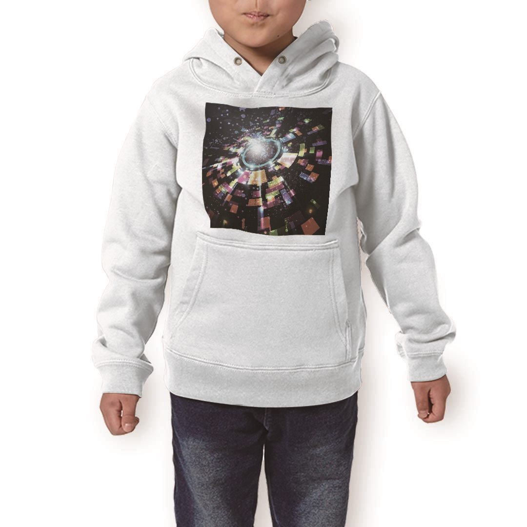 パーカー キッズ ホワイト グレー ブラック デザイン 110 130 150 parker hooded sweatshirt フーディ 白 黒 灰色 子供 男の子 女の子 002448 カラフル シンプル
