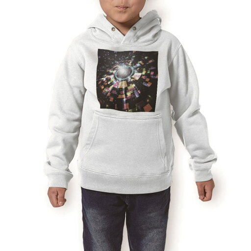 パーカー キッズ ホワイト グレー ブラック デザイン 110 130 150 parker hooded sweatshirt フーディ 白 黒 灰色 子供 男の子 女の子 002448 カラフル シンプル