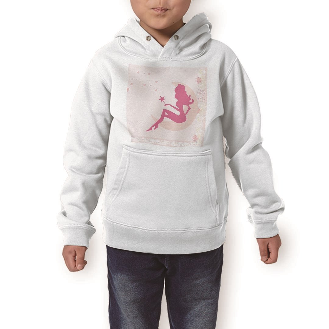 パーカー キッズ ホワイト グレー ブラック デザイン 110 130 150 parker hooded sweatshirt フーディ 白　黒　灰色 子供 男の子 女の子 002644 人物　ハート　ガーリー(4)