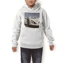 パーカー キッズ ホワイト グレー ブラック デザイン 110 130 150 parker hooded sweatshirt フーディ 白　黒　灰色 子供 男の子 女の子 002879 車　写真